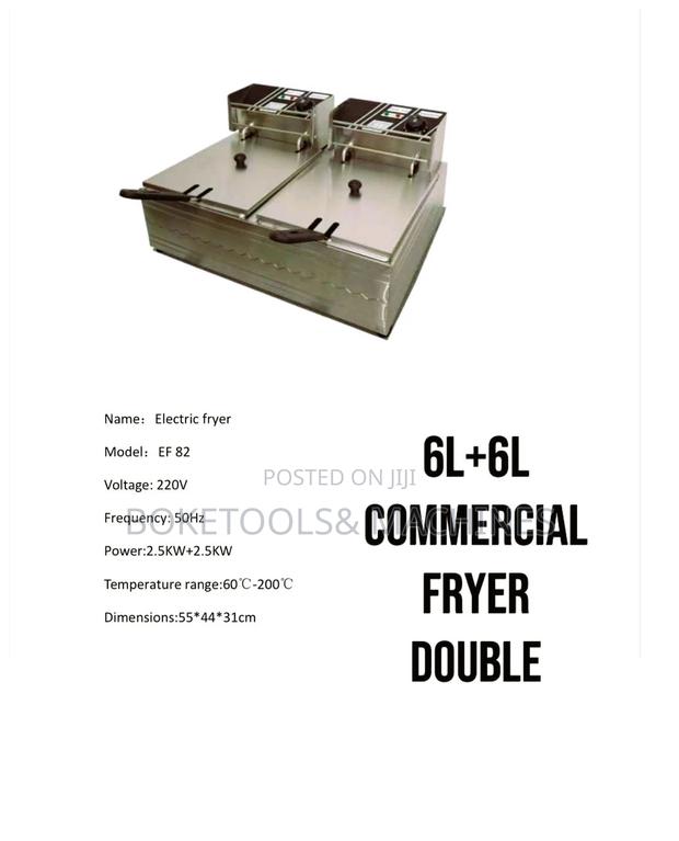 Commercial Double Commercial Chips Electric Fryer