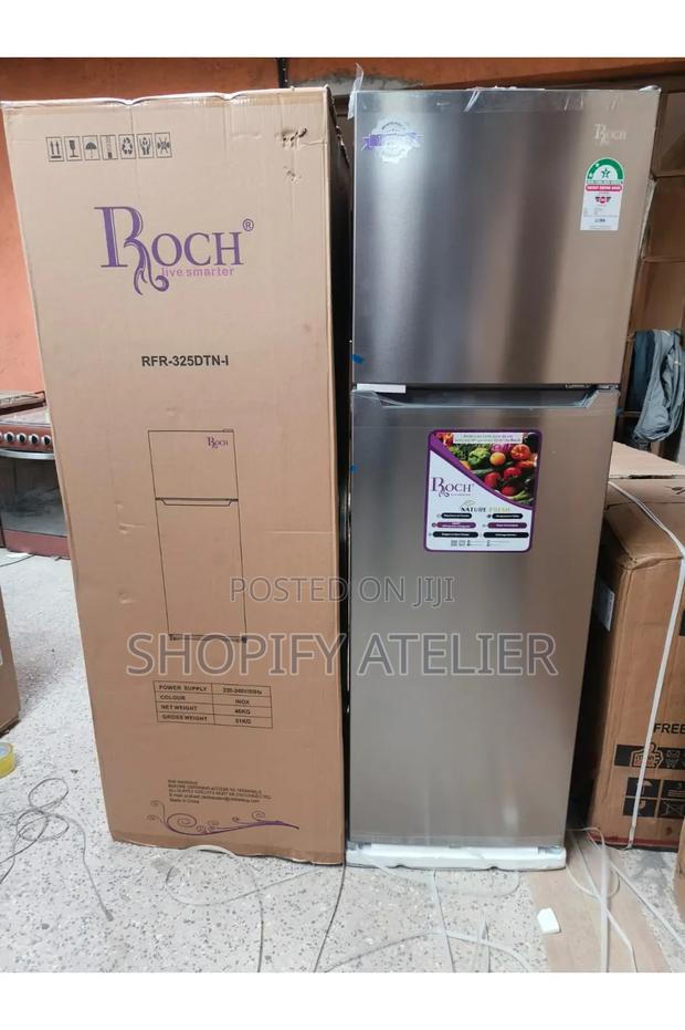 Roch 255l Double Door Fridge With Free Fridge Guard - main view