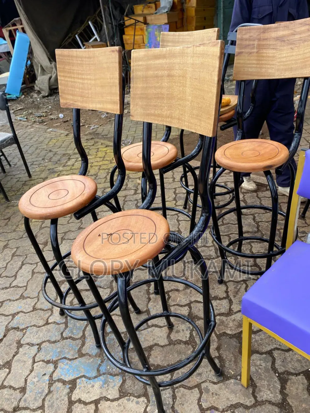 Restaurants and Bar High Sinatabu Chairs Wooden