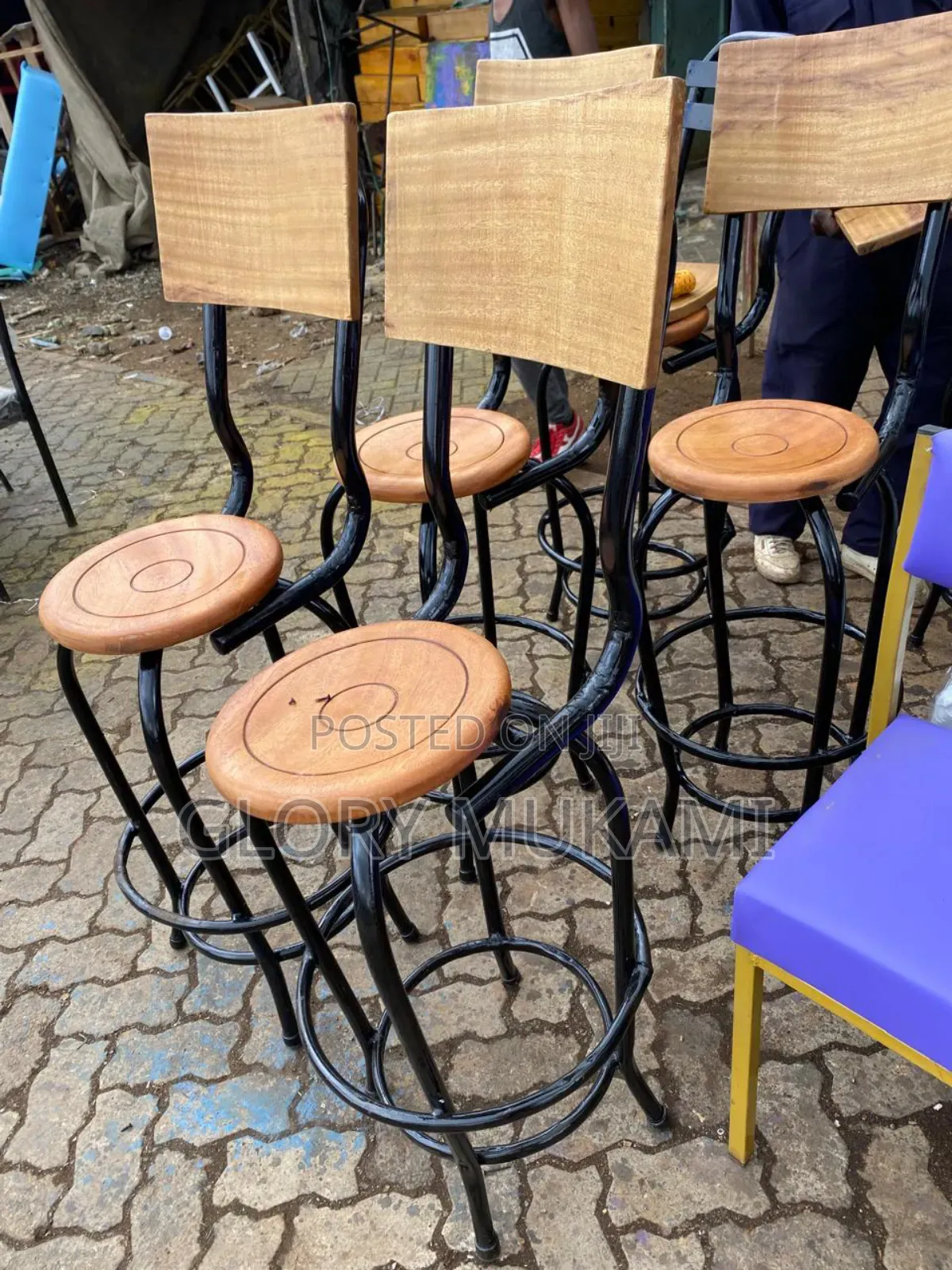 Restaurants and Bar High Sinatabu Chairs Wooden
