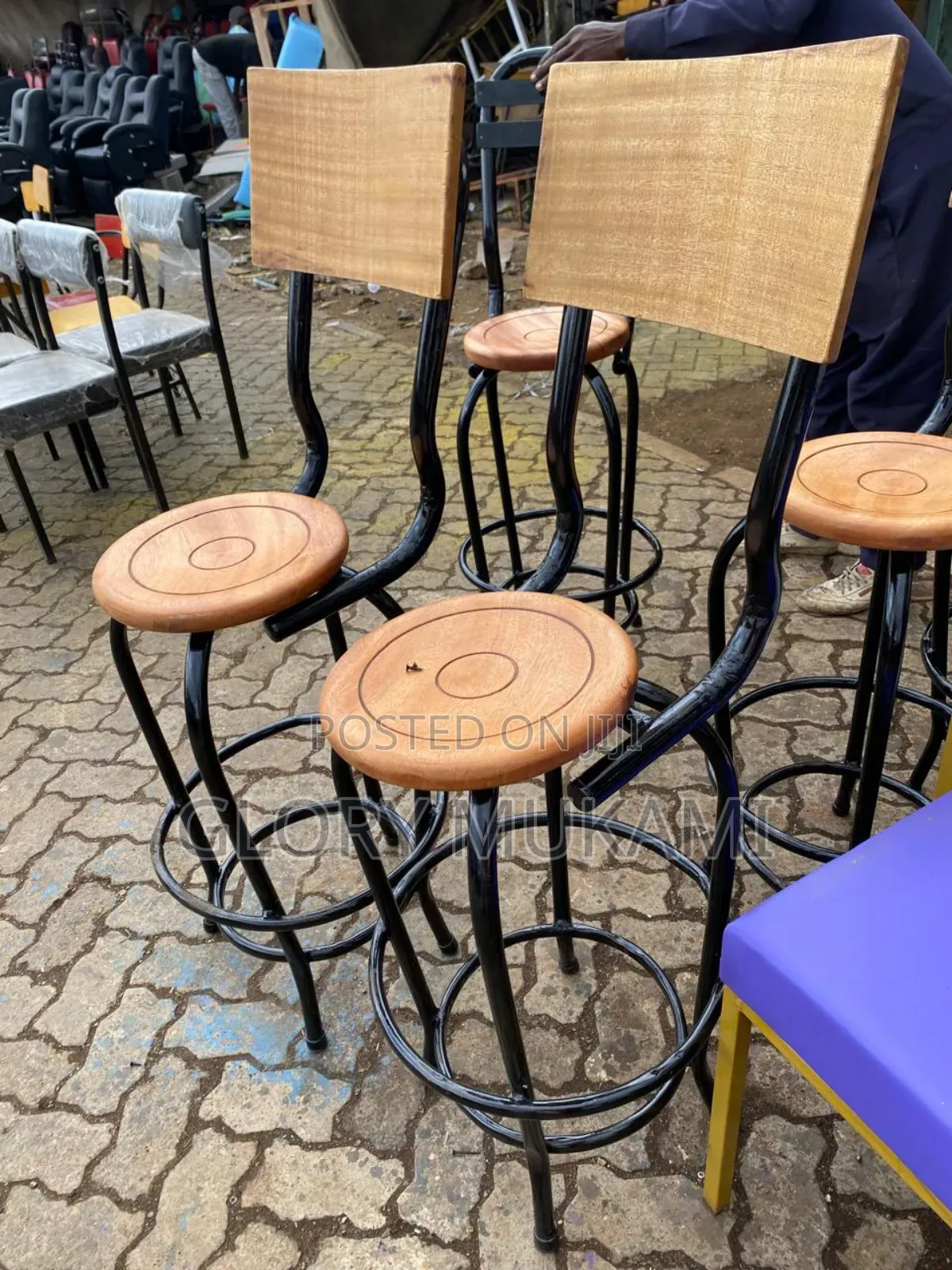 Restaurants and Bar High Sinatabu Chairs Wooden