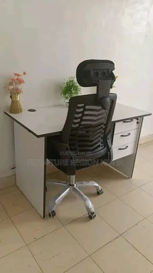 Desk and Head Rest Chair, Study Edition