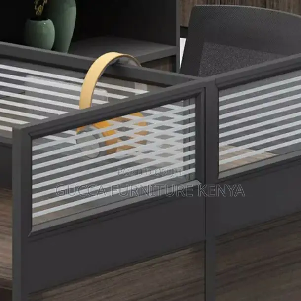 Workstation: Open View 4-Seater L-Fashioned Workstation