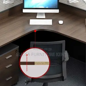 Workstation: Open View 4-Seater L-Fashioned Workstation