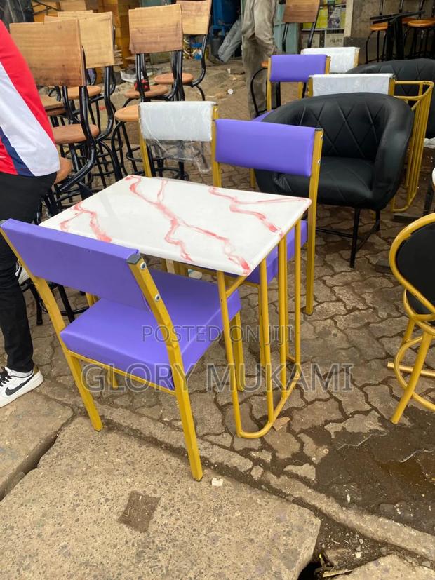 Purple Manicure Set Chair and Manicure Table