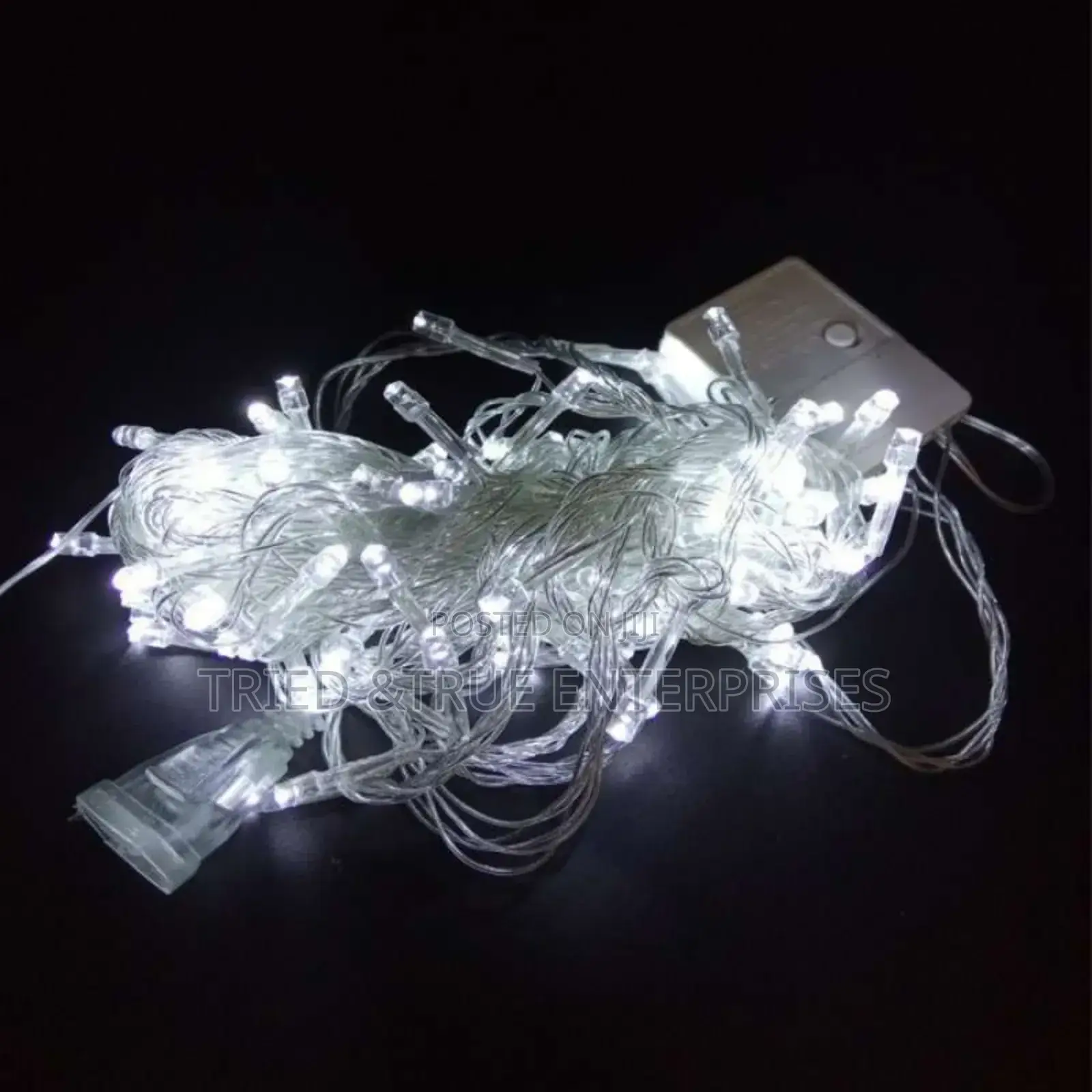 Jingle Jolly Christmas Lights 10mtrs Cold White LED String 9