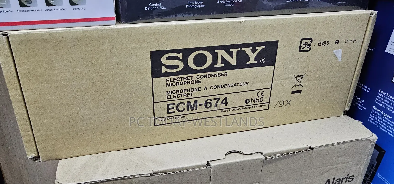 Sony ECM-674 Shotgun Microphone-XLR 3-Pin Male