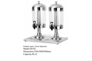 Stainless Steel Double Juice Dispenser 8l*2