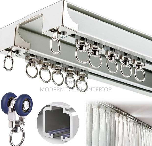 Heavy-Duty Double Curtain Rail - main view