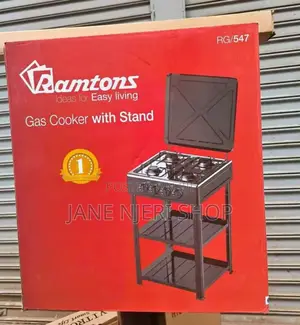 Affordable 4burner Ramtons Cooker With Shelves