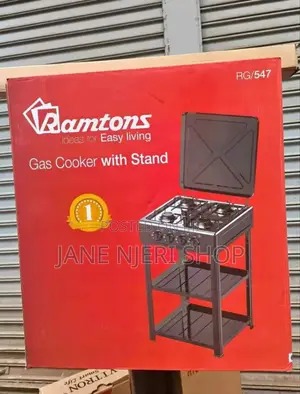 Brand New 4burner Ramtons Cooker With Shelves