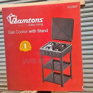 Fantastic 4burner Ramtons Cooker With Shelves