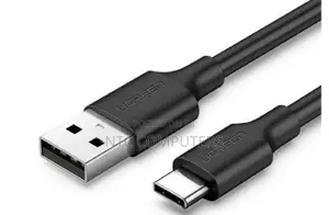 UGREEN USB-A 2.0 to USB-C Cable Nickel Plating 2m (Black) -