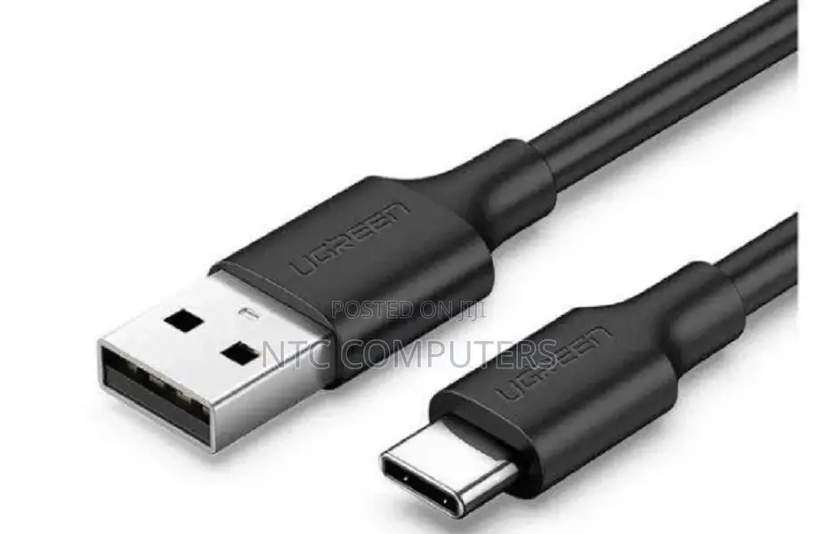 UGREEN USB-A 2.0 to USB-C Cable Nickel Plating 2m (Black) -
