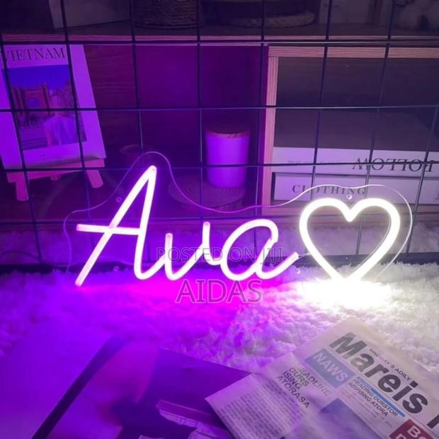 Customizable Neon Light Up Name - thumbnail 3