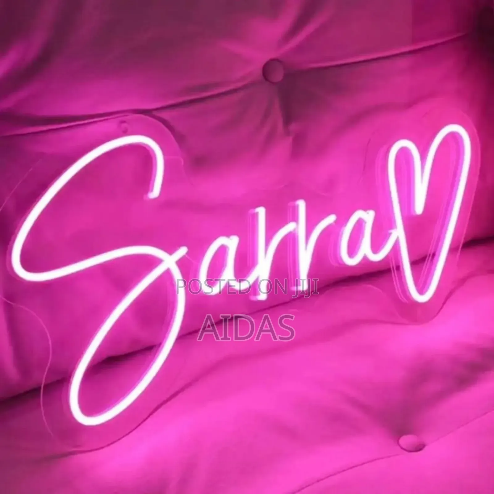 Customizable Neon Light Up Name