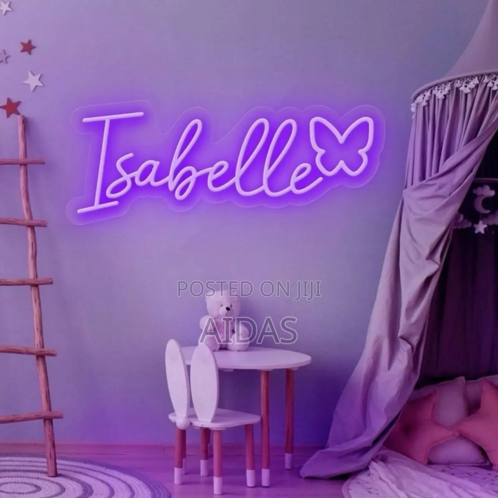 Customizable Neon Light Up Name