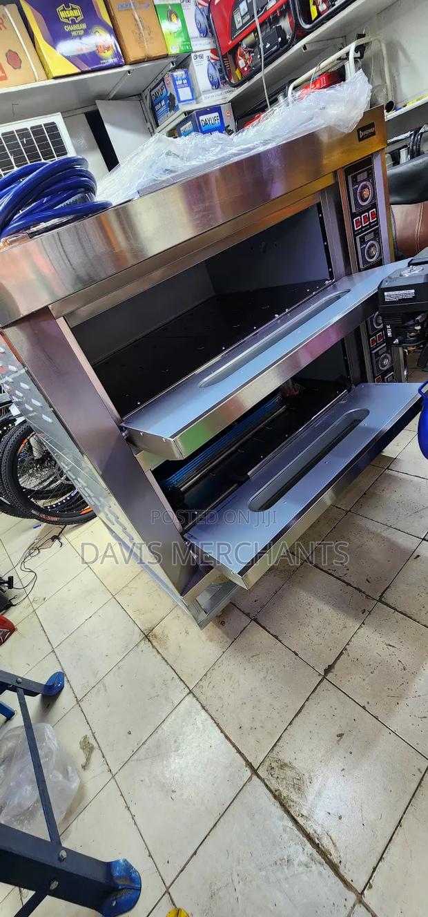 Ì Single Phase Commercial Oven With Double Deck 4 Tray - main view