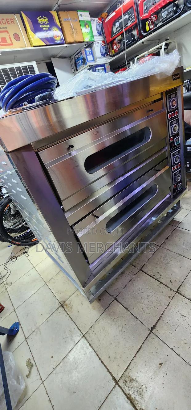 Ì Single Phase Commercial Oven With Double Deck 4 Tray - thumbnail 3