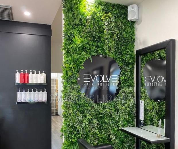 Artificial Wall Hedges, Wall Decor for Hair Shop - main view