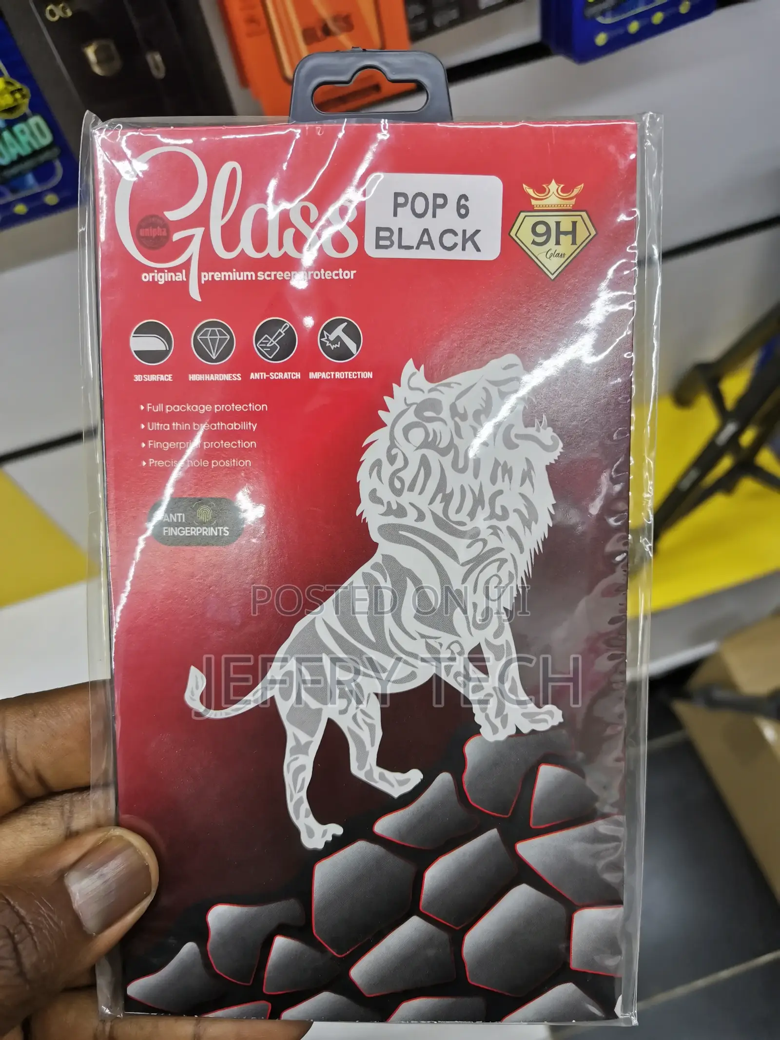 Tempered Glass Screen Protector for Tecno Pop 6