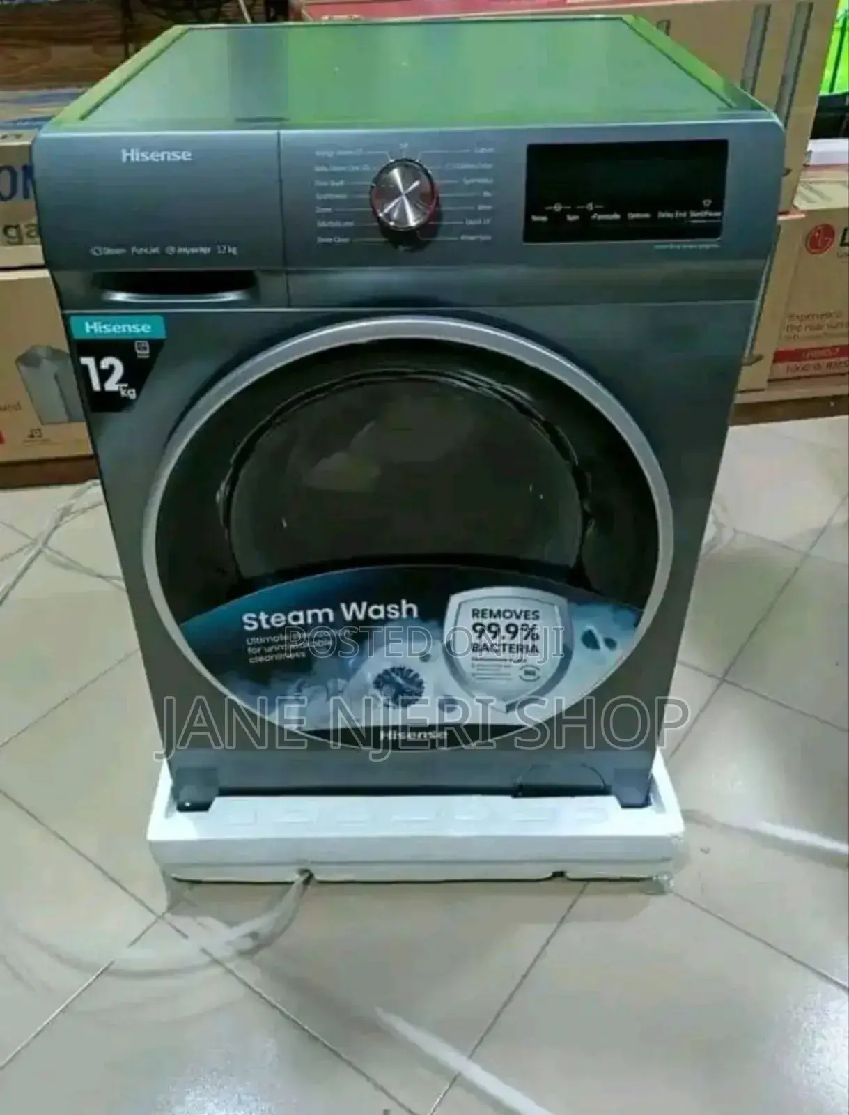 Amazing Hisense 12kg Front Load Washing Machine