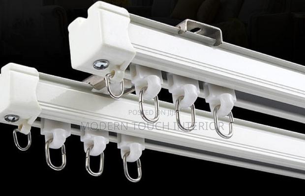 White Straight Rails - main view