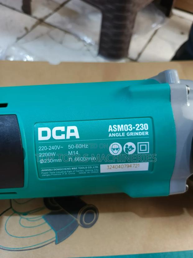 Dca 9" Inch Angle Grinder 2200watts - thumbnail 4