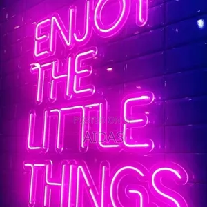Neon Light Up Message Names