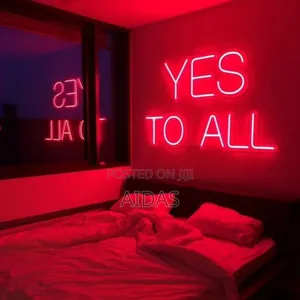 Neon Light Up Message Names