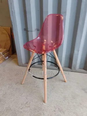Colourless Eames Bar Stool