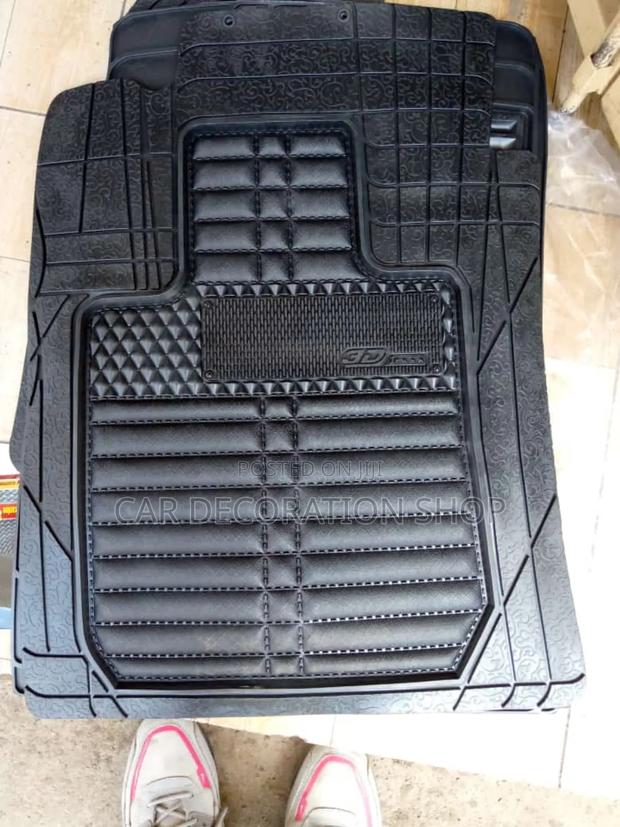 Black 3D Wide Carpet Mats
