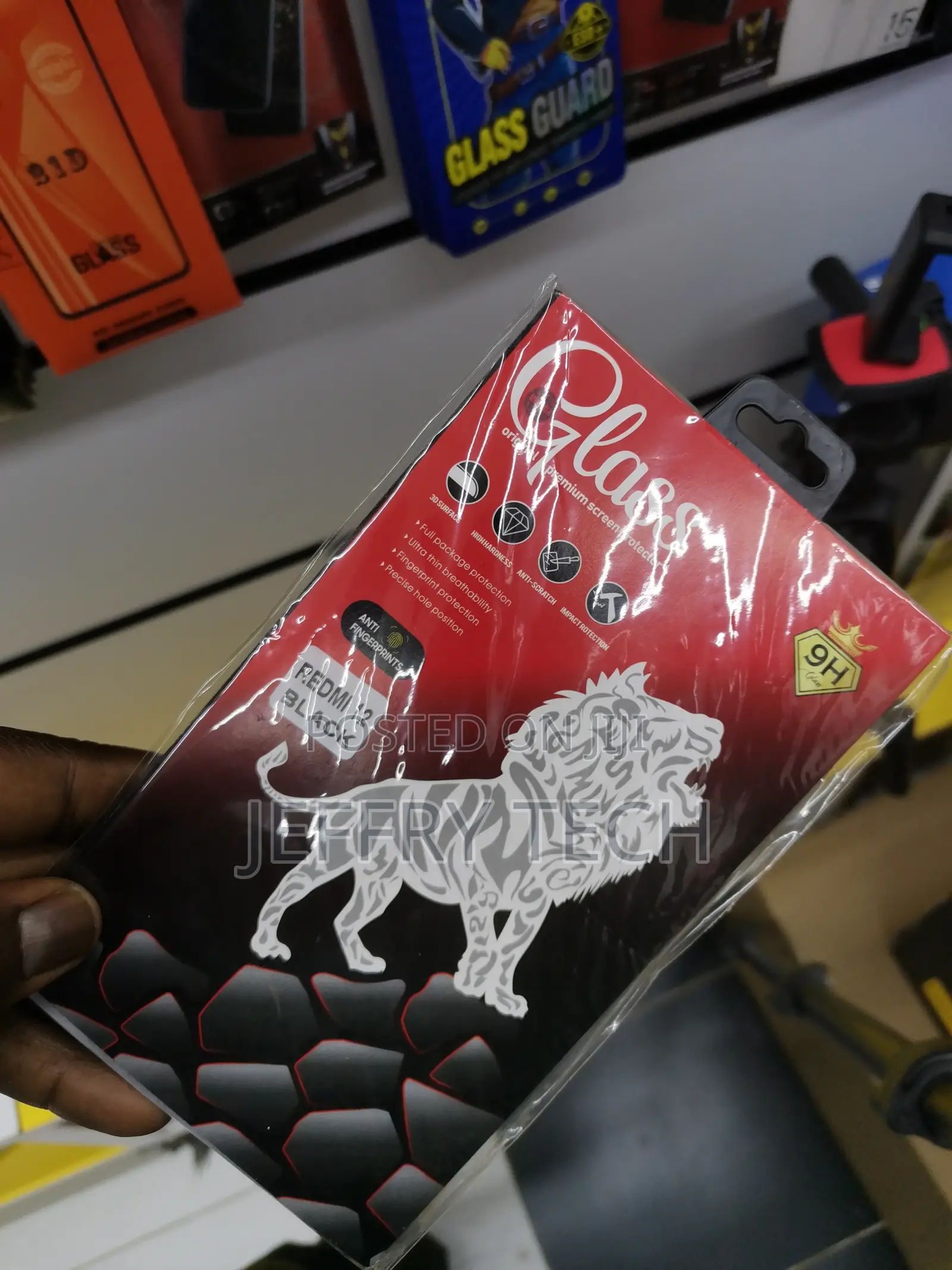 Screen Protector for Xiaomi Redmi 12 [Anti-Scratch]Black