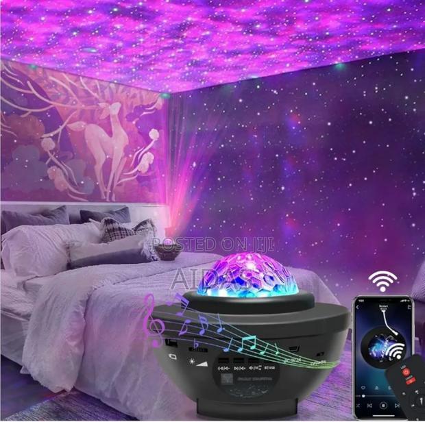 Starry Galaxy Projector Lamp for Bedroom Decor - thumbnail 2