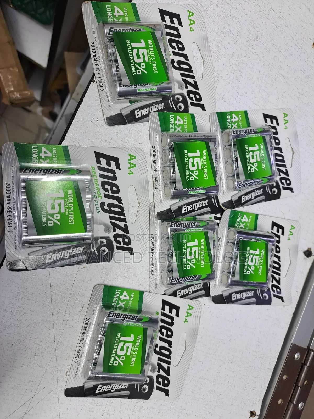 AA×4 Energizer Rechargeable Batteries