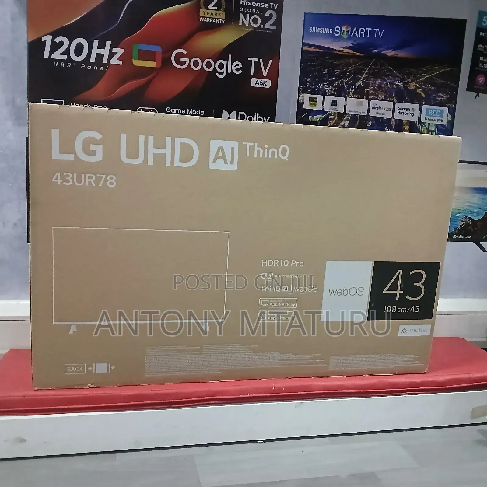 Lg 43 Inch Ur78006 Uhd Smart Tv