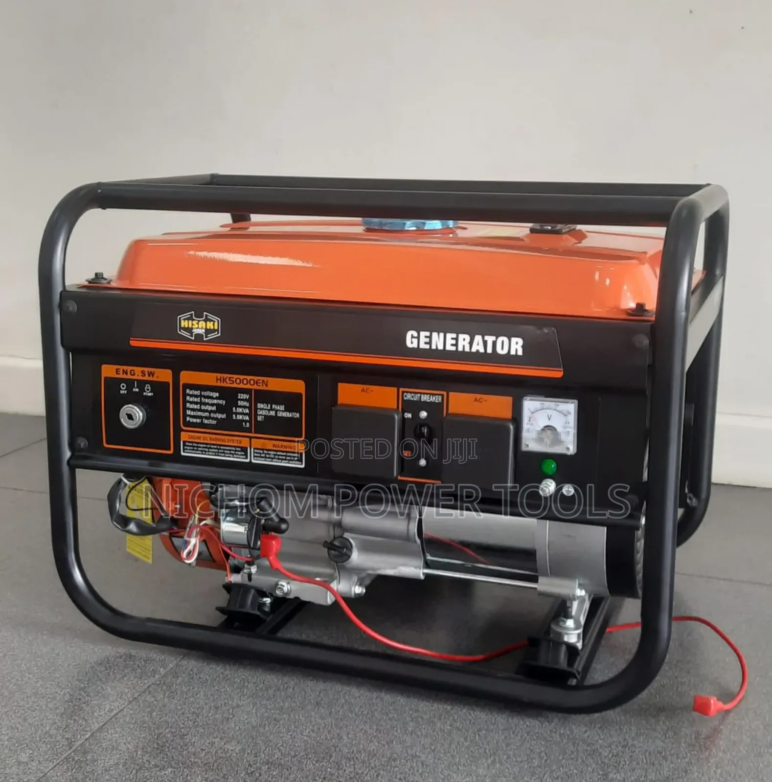 HK50000EN Hisaki Japan Petrol Generator 4.8kva Key Start