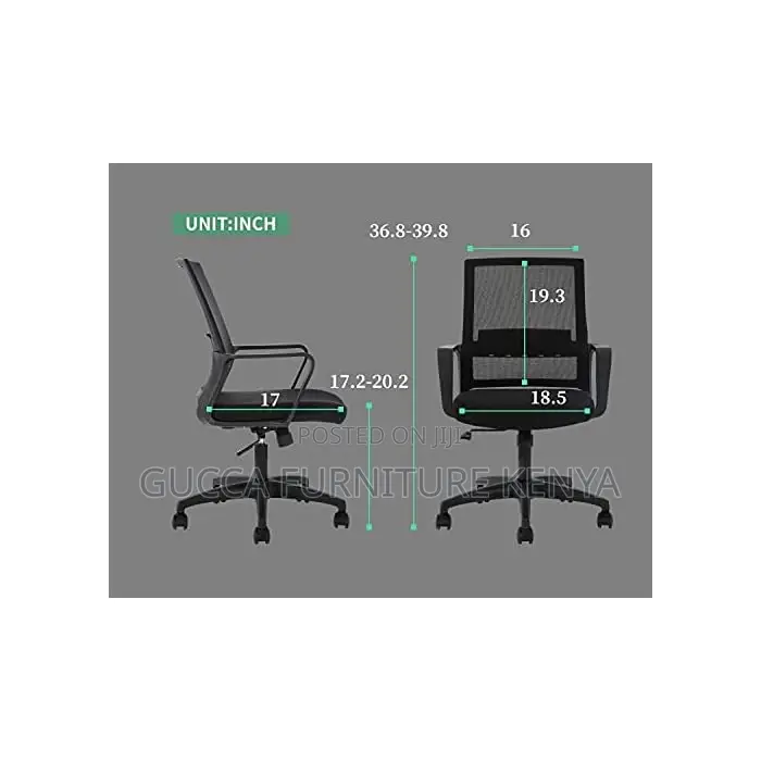 Office Chairs: Ergonomic Mesh Computer Swivel Rolling Chair