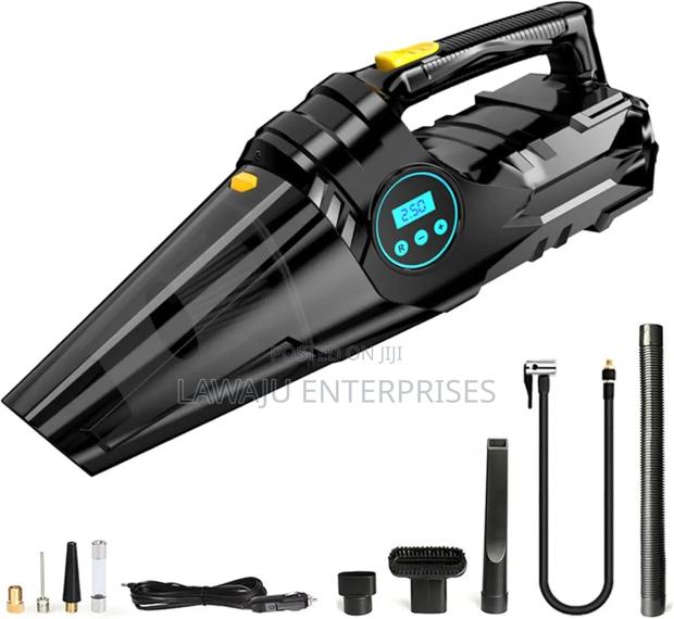 Portable Car Tyre Inflator and Vacuum Cleaner