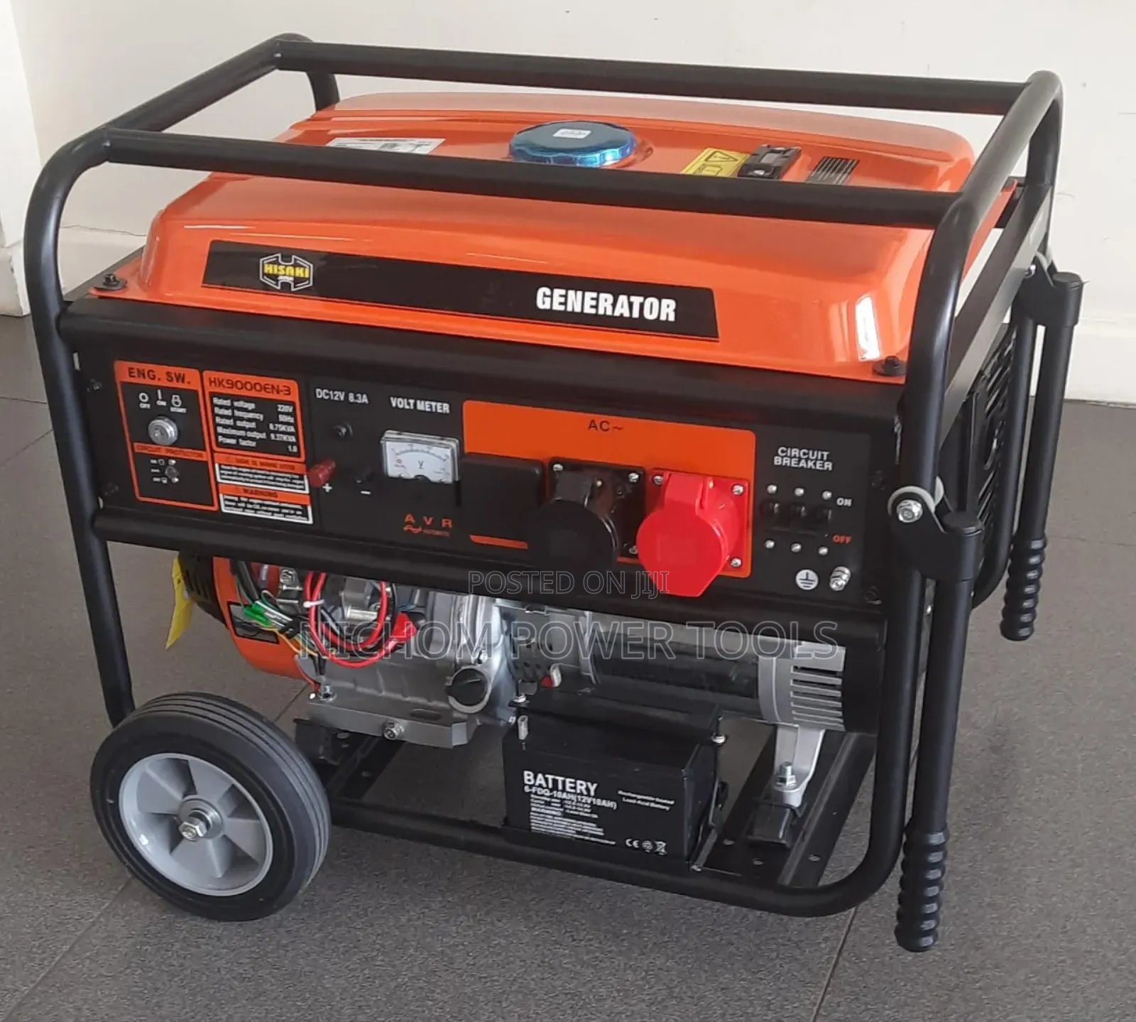 HK9000EN Hisaki Japan Petrol Generator 8.8kva Key Start