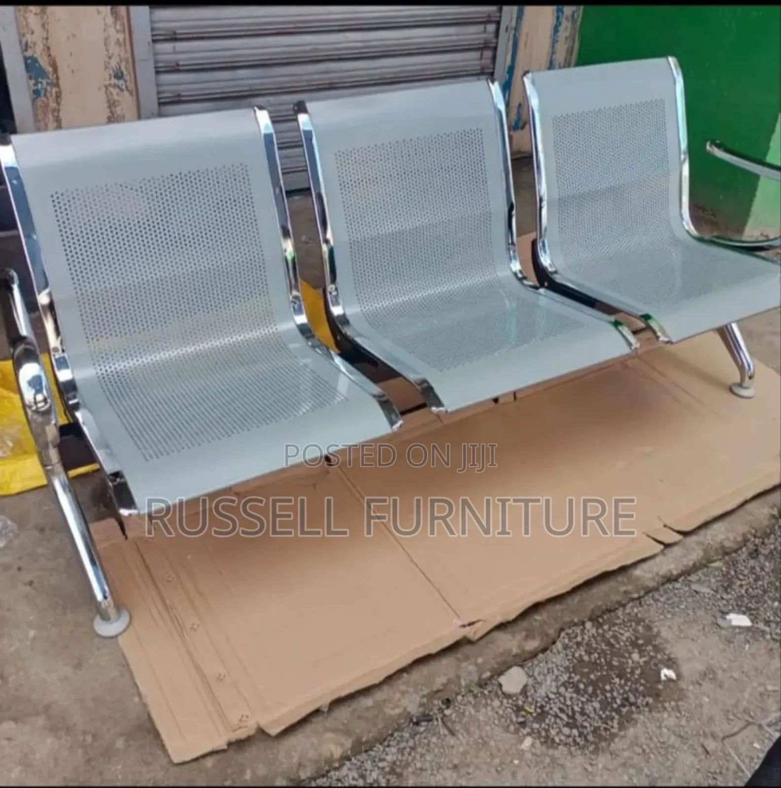 Metallic Waiting Chairs