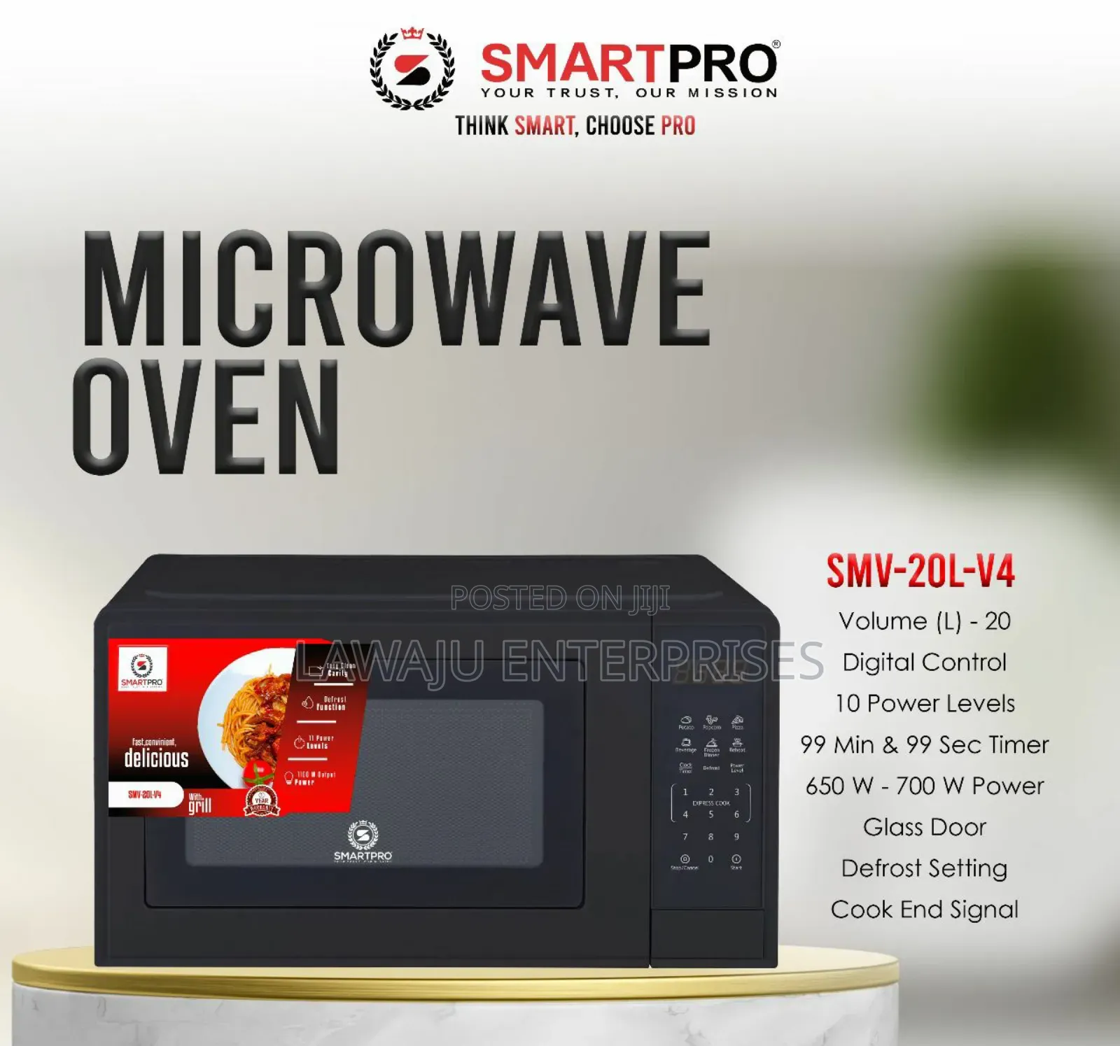 Smart Pro 20L Digital Microwave