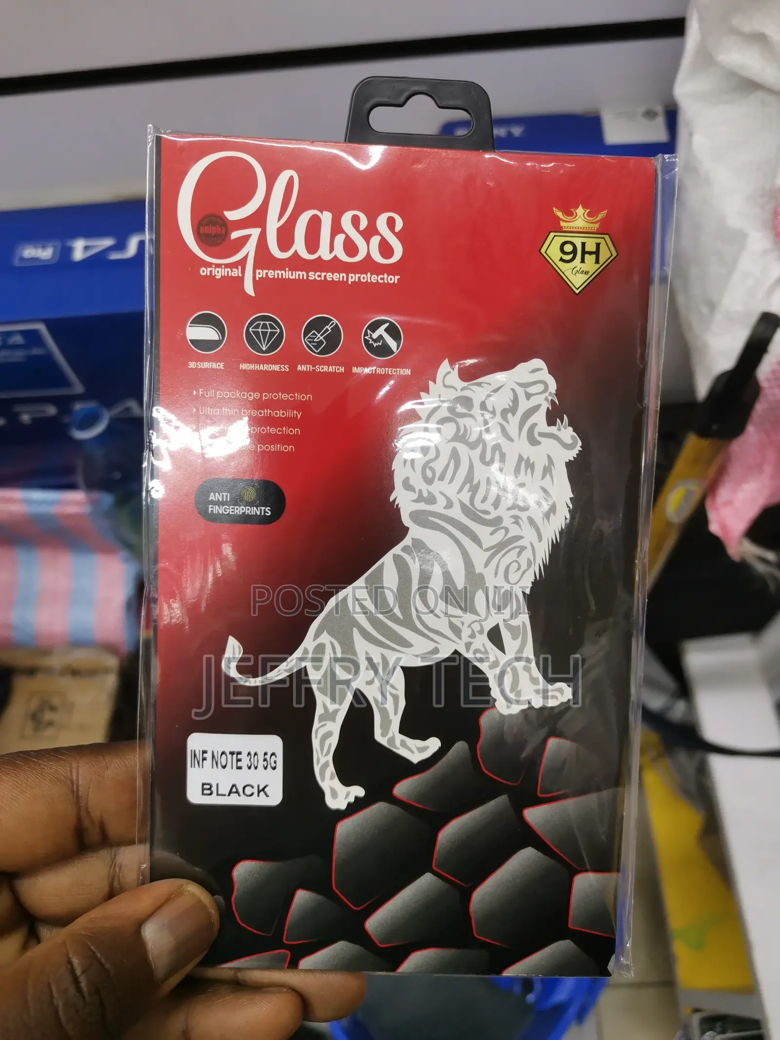 Screen Protector Tempered Glass for Infinix Note 30 5g-Blac