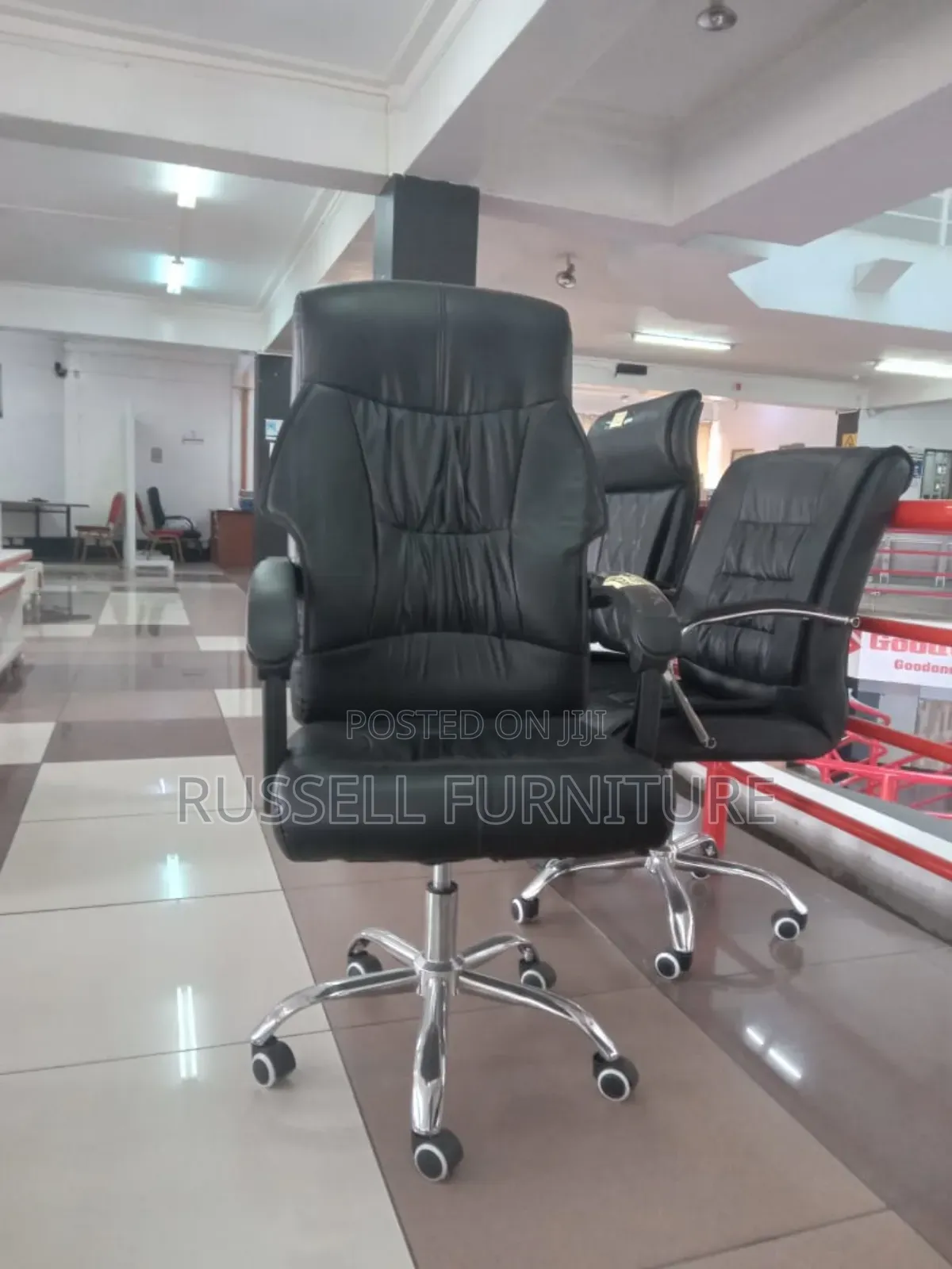 Executive Leather Study Chair