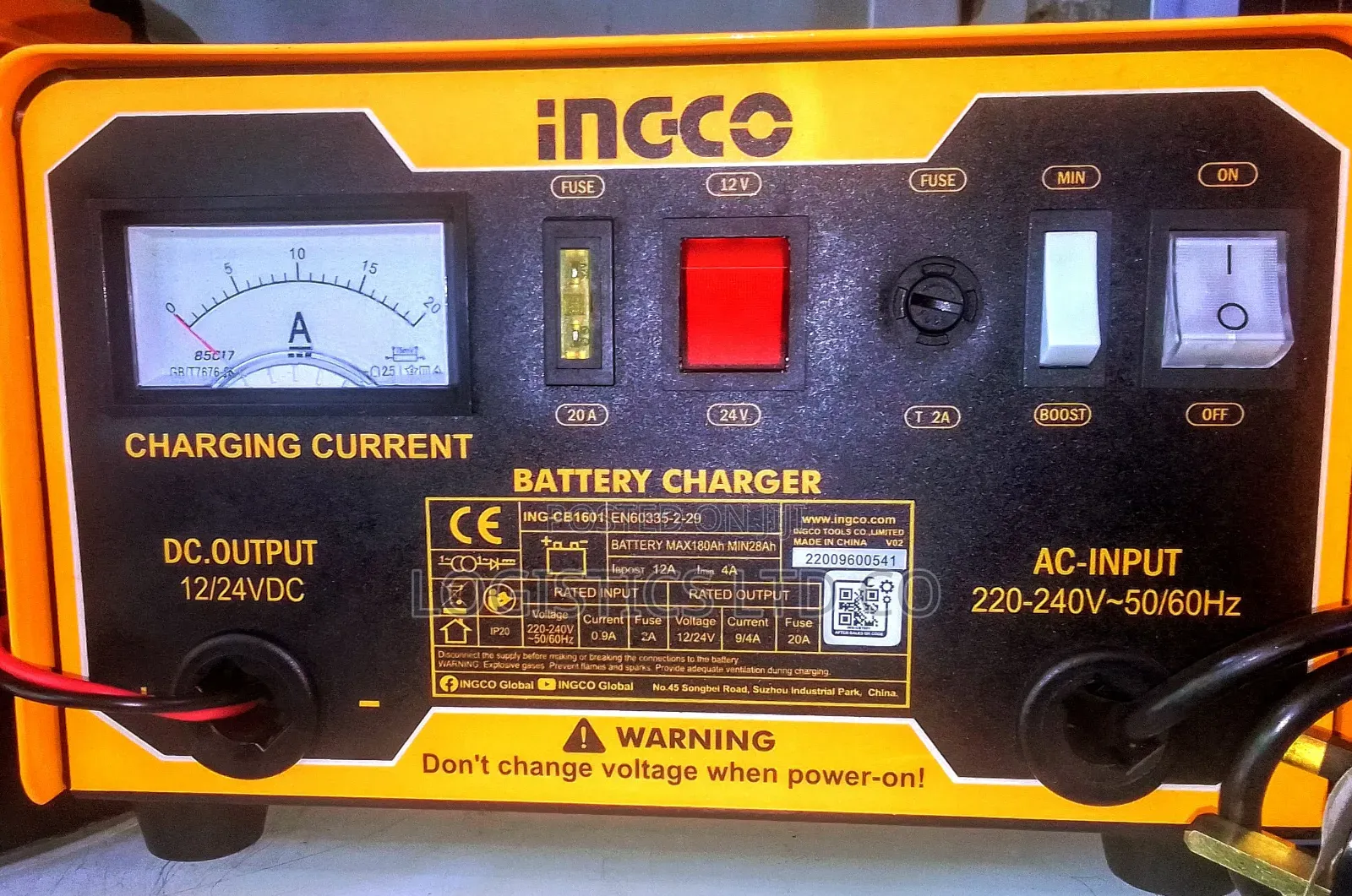Ingco Battery Charger 12/24vdc