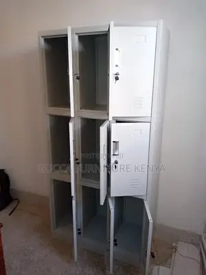 Cabinets:9 Doors Lockable Steel Storage Cabinet
