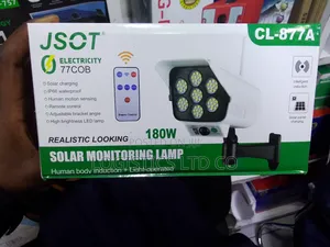 Solar Monitoring Lamp 180 W CCTV Like