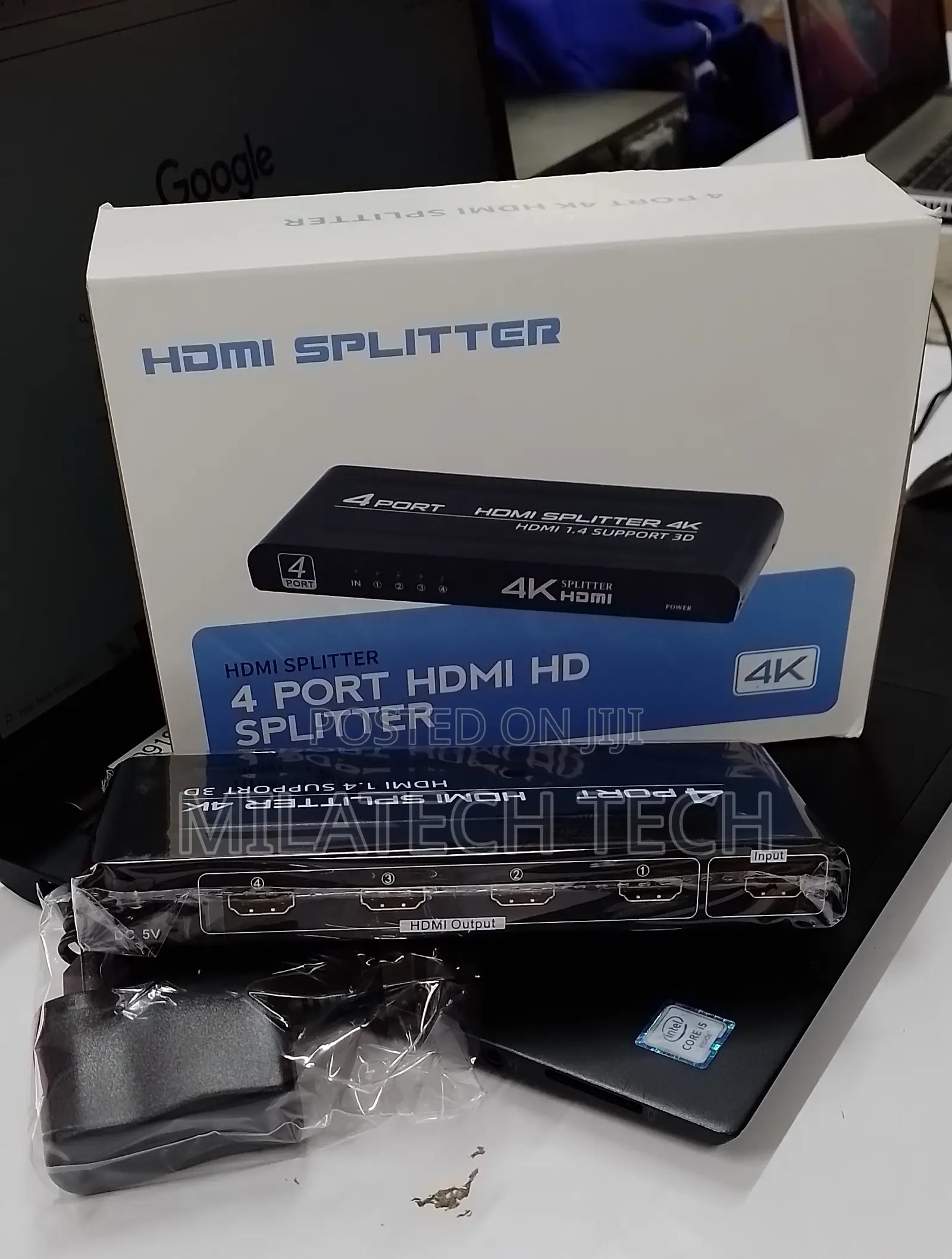 4K HDMI Splitter (4-way) 1 In 4 Out Splitter