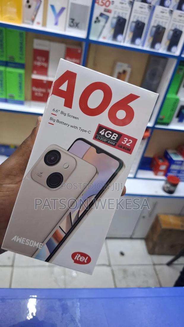 New Itel A06 32 GB Black - main view