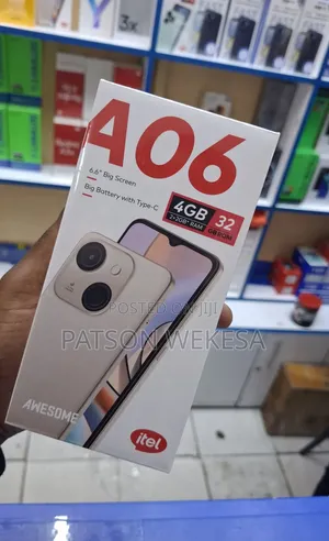 New Itel A06 32 GB Black